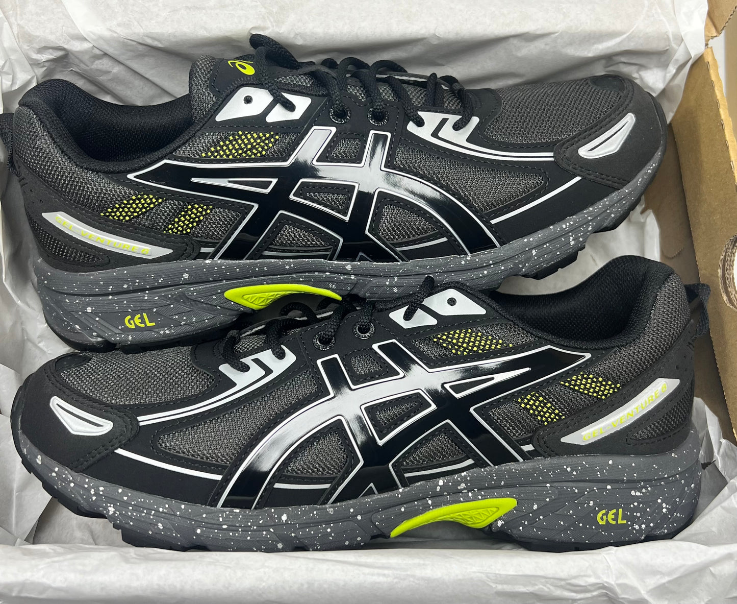 Asics Gel Venture 6 - Black/Lime