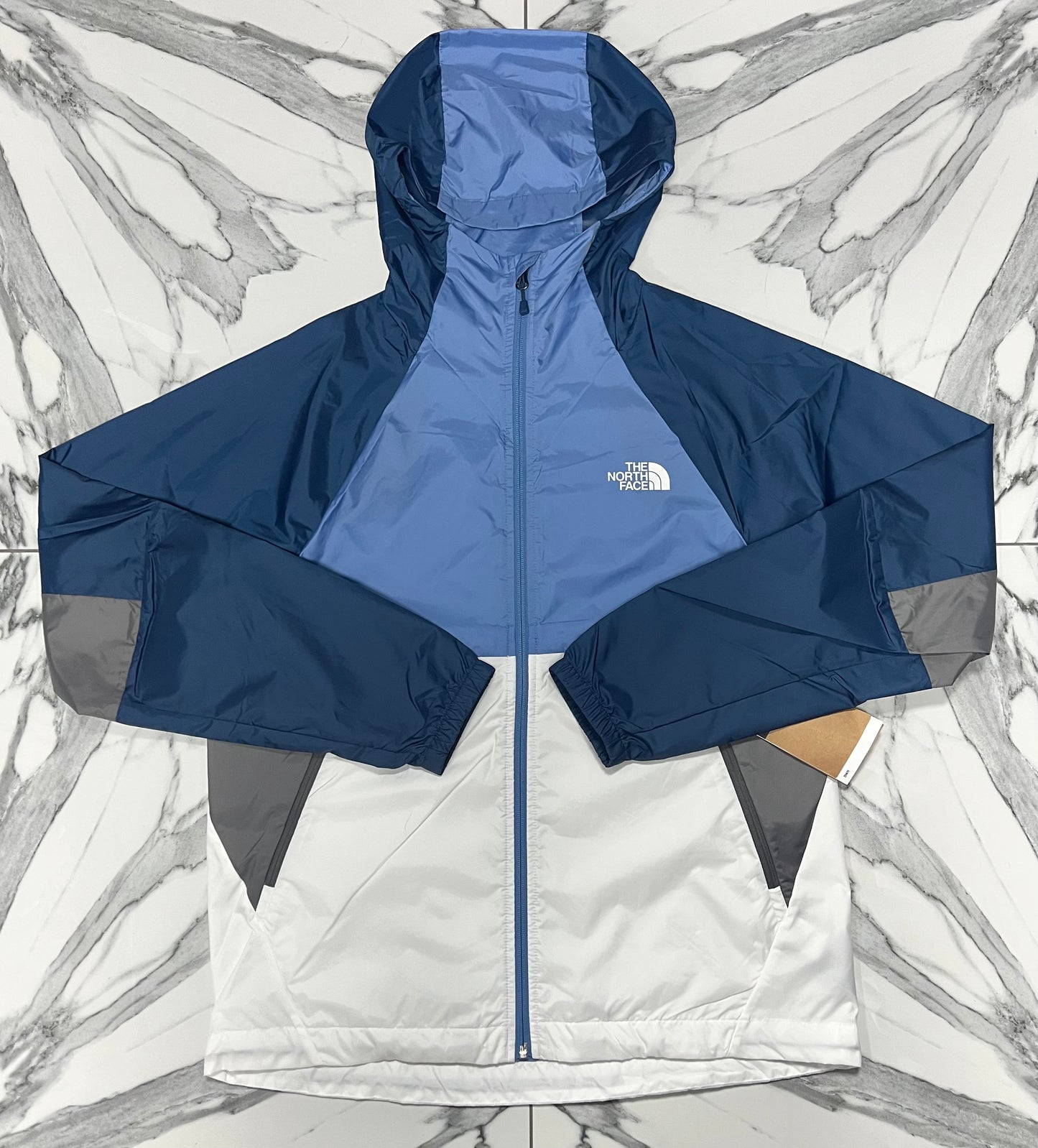 The North Face Peak Windbreaker - Navy/White/Graphite