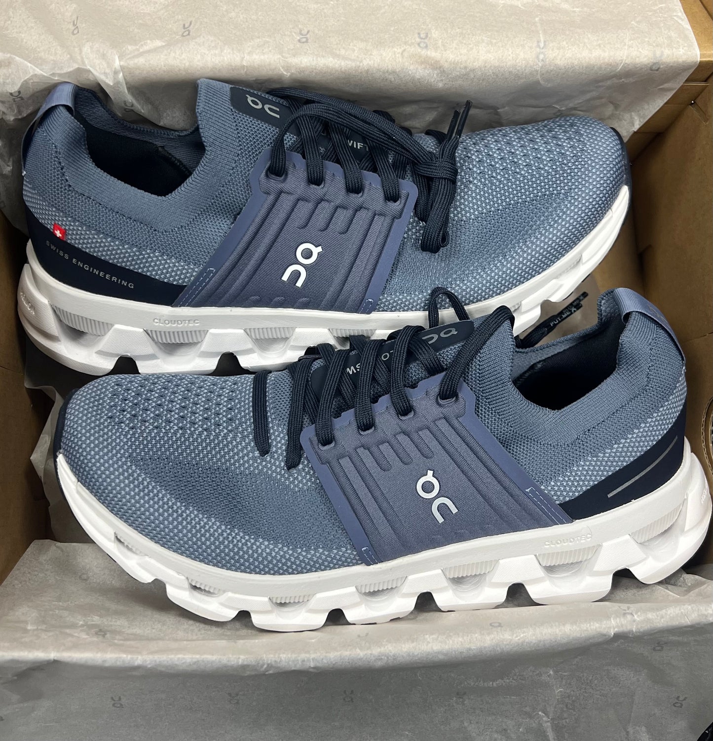 ON Cloudswift 3 - Steel Blue/White