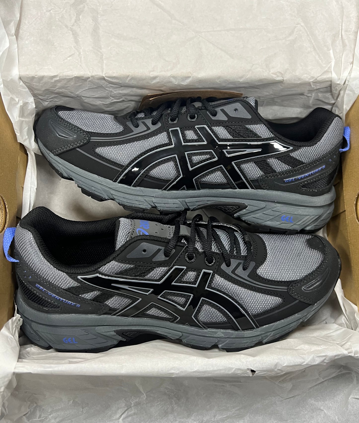 Asics Gel Venture 6 - Black/Metropolis Grey