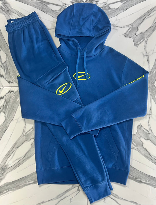 Nike Club - Blue/Neon