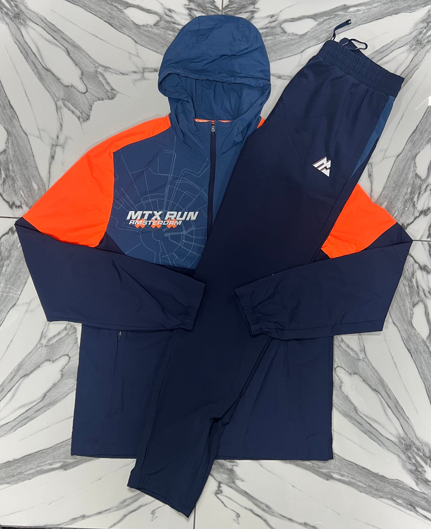 Montirex Run Amsterdam - Navy/Orange