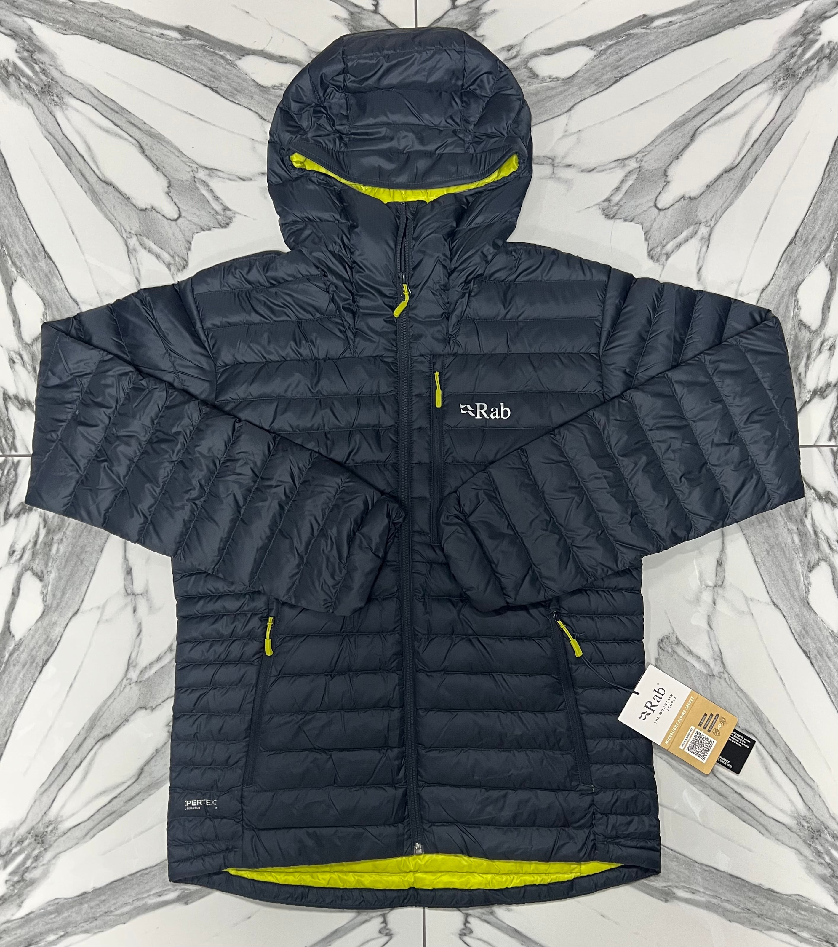 RAB Microlight - Black/Lime – AB Clothing